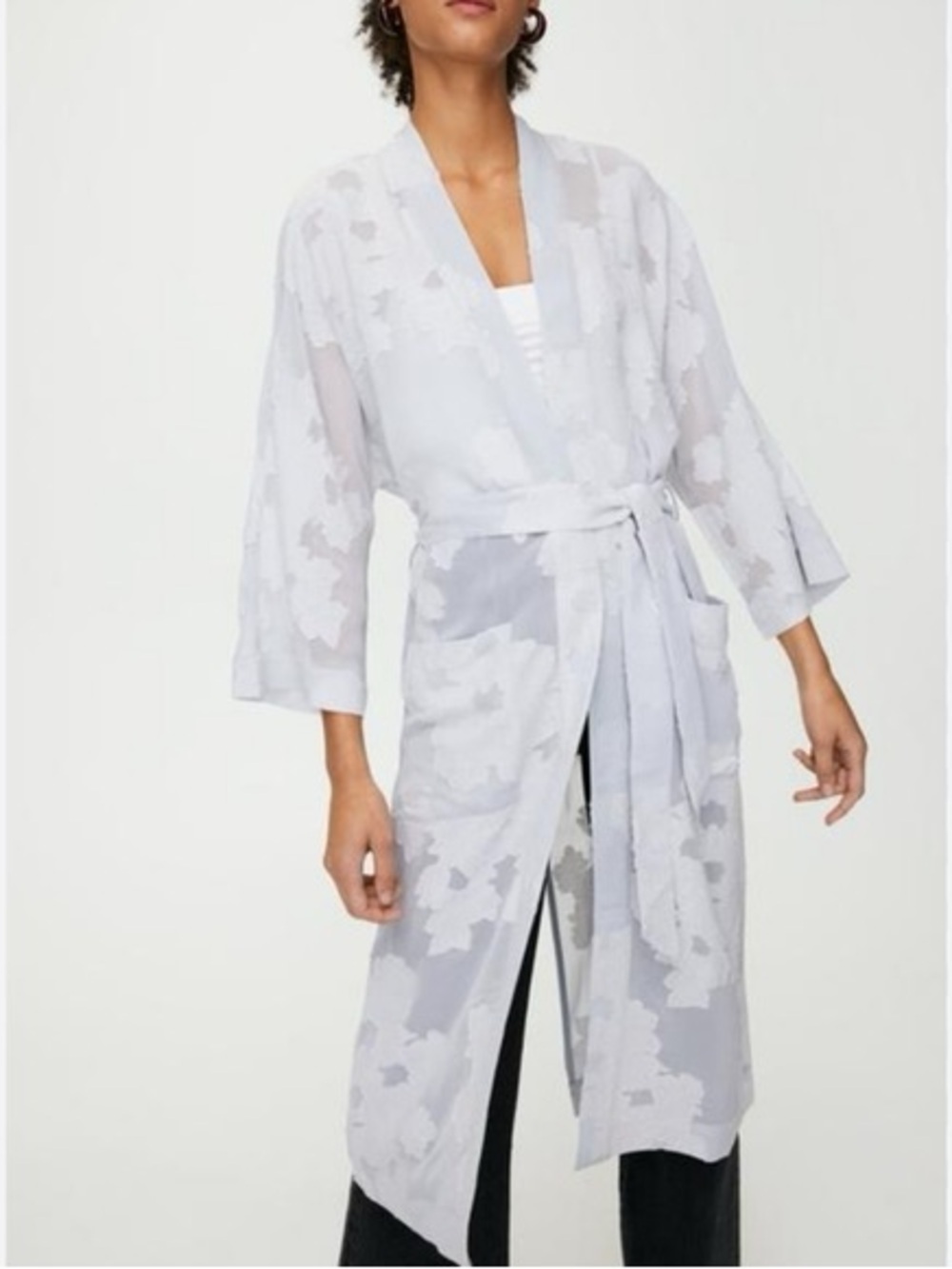 Wilfred Durante Kimono in Aura Blue size S